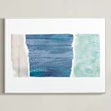 "From Sea to Shining Sea" - Art Print in Sea by Hooray Creative - Framed Canvas