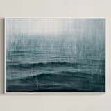 "Snows of Pend Oreille" - Art Print in Night by Brian Sostrom - Framed Canvas