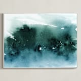 "misty forest" - Art Print in Forest by Lindsay Megahed - Framed Canvas