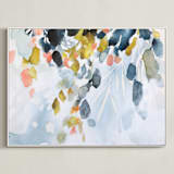 "Komorebi" - Art Print in Iris by Mya Bessette - Framed Canvas