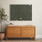 "Play" - Art Print in Green by Shiho Whitehead - In a Room