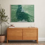 "Salinity Now" - Art Print in sea green by Denny Holland - In a Room