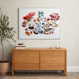"island wildflowers no.1" - Art Print in Peach by Kiana Lee - In a Room