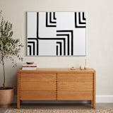 "Edges" - Art Print in Onyx by Bethania Lima - In a Room