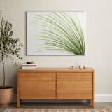 "Tall Grass Watercolor" - Art Print in Naturally Green by Loree Mayer - In a Room