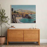 "The Wild Sonoma Coast" - Art Print in Pacific Blue by Amanda Phelps - In a Room