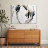 "Surrounding" - Art Print in grey wash by Michelle Lee - In a Room