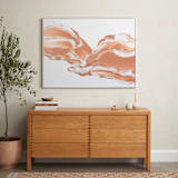 "Lost in Time" - Art Print in Peach by Sarah Lund - In a Room