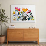 "island wildflowers no.2" - Art Print in gold poppy by Kiana Lee - In a Room