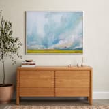 "Savannah Lands" - Art Print in Golden Yellow by Emily Jeffords - In a Room