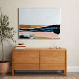 "Sandspit" - Art Print in White by Kayla King - In a Room