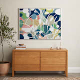 "Summer Rising" - Art Print in pink by Nancy Ramirez - In a Room