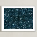 "Deep Space" - Art Print in Celestial by Meggy Masters - Framed