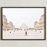 "Men in Red" - Art Print in Radiant Red by Kate Baird - Framed