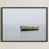"Serenity" - Art Print in sea glass by Lillian Scull - Framed
