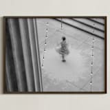 "NobodyWatching" - Art Print in Night Music by Nancy Lindo - Framed