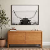 "Staredown" - Art Print in Soft Black by Amy Carroll - In a Room