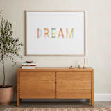 "Dreaming in color" - Art Print in White by Kelsey Carlson - In a Room