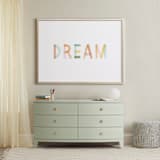 "Dreaming in color" - Art Print in White by Kelsey Carlson - In a Room