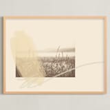 "Field" - Art Print in Ecru by Morgan Kendall - Framed
