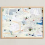 "parcel" - Art Print in Denim by Lindsay Megahed - Framed