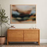 "Passing By" - Art Print in Deep Teal by Parima Studio - In a Room