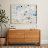 "parcel" - Art Print in Denim by Lindsay Megahed - In a Room