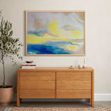 "Verano " - Art Print in Beach Tan by Art by Megan - In a Room