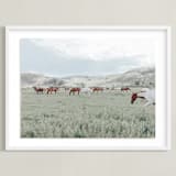 "Wander" - Art Print in Breezy by Sara Hicks Malone - Framed