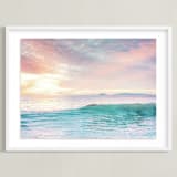 "SoCal Sorbet 4" - Art Print in Sunset by Kamala Nahas - Framed