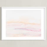 "Eventide" - Art Print in White by Itsy Belle Studio - Framed