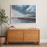 "Glossy Edge" - Art Print in Seaside by Khara Ledonne - In a Room
