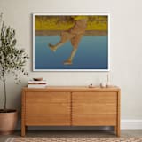"Falling" - Art Print in Mustard by Jacob Loafman - In a Room