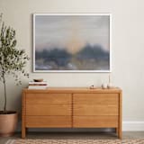 "Coming Into Focus" - Art Print in Mist Grey by Christa Kimble - In a Room
