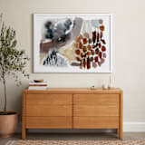 "Hushed No. 1" - Art Print in Slate by Kelly Ventura - In a Room