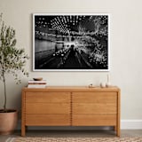 "Lighten-ing" - Art Print in ore black by Van Tsao - In a Room