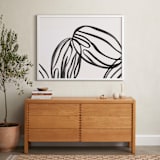 "almond milk" - Art Print in graphite by Carolyn MacLaren - In a Room