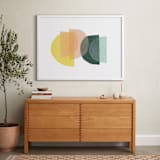 "paper melody" - Art Print in citrus by Carrie Moradi - In a Room