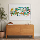 "Green Hills" - Art Print in Verdant Green by Erin McCluskey Wheeler - In a Room