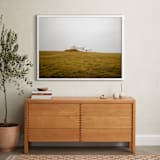 "Shelter" - Art Print in White by Monica Gussow - In a Room