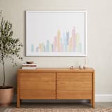 "Sky Lines" - Art Print in Sherbert by Jessie Steury - In a Room