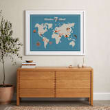 "Seven Wonders" - Art Print in Sea by Shari Margolin - In a Room