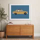 "New York" - Art Print in Taxi by Jenna Holcomb - In a Room
