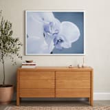 "Orchid Beauty" - Art Print in Violet Blue by Debra Butler - In a Room