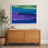 "watercolor abstract painting2" - Art Print in blue by Ramoncita - In a Room
