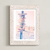"Summer Getaway" - Art Print in Himalayan Pink Salt by Rega - Framed