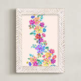 "secret blooming " - Art Print in multi colors by Tae Lee - Framed