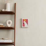 "Hello Cocky! " - Art Print in Coral by Catherine Culvenor - In a Room