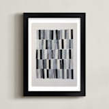 "tonality III" - Art Print in Slate by Sara Hicks Malone - Framed