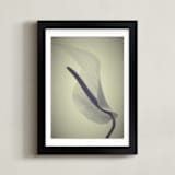 "My Love for Calla #1" - Art Print in dark beige by M.E.Segantini - Framed